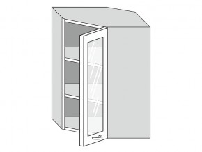 19.60.3у Шкаф настенный (h=913) угловой на 600мм со стекл. дверцей в Сухом Логу - suhoj-log.магазин96.com | фото