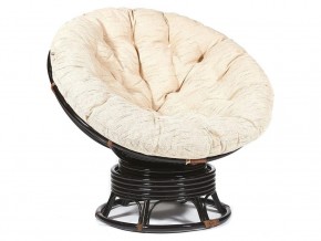 Кресло-качалка Papasan w 23/01 B с подушкой Antique brown, ткань Старт в Сухом Логу - suhoj-log.магазин96.com | фото