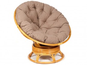 Кресло-качалка Papasan w 23/01 B с подушкой Honey, экошерсть Коричневый в Сухом Логу - suhoj-log.магазин96.com | фото