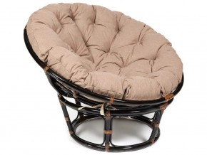 Кресло Papasan 23/01 W с подушкой Antique brown, экошерсть Коричневый в Сухом Логу - suhoj-log.магазин96.com | фото