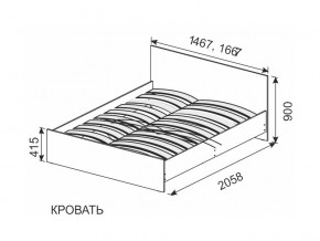 Кровать 1600х2000 ортопедическое основание в Сухом Логу - suhoj-log.магазин96.com | фото