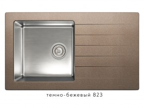 Мойка комбинированная Tolero twist TTS-860 Темно-бежевый 82 в Сухом Логу - suhoj-log.магазин96.com | фото