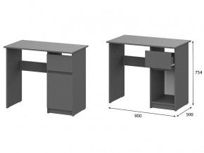 Стол письменный 900 Денвер Графит серый в Сухом Логу - suhoj-log.магазин96.com | фото